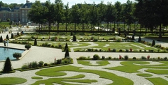 Gras aangelegd in de paleistuinen van het Loo