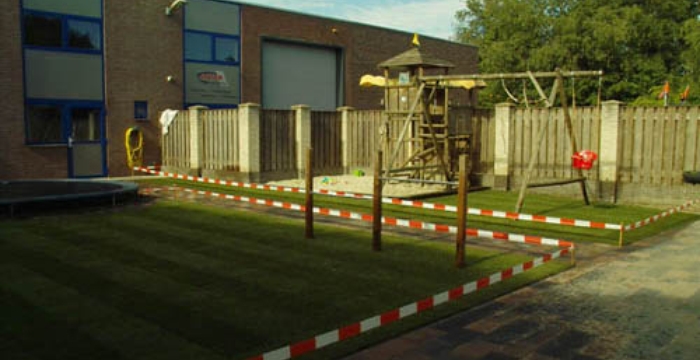 Uw tuin geschikt voor jonge kinderen met speelgras