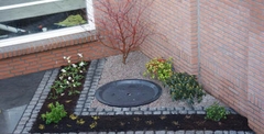 Leuke waterpartij in een kleinere tuin